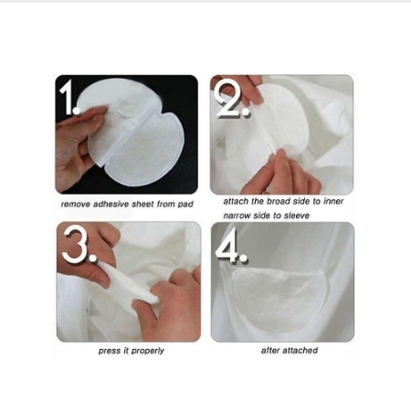 20PCS Summer Armpit Sweat Pads Underarm Deodorants Stickers Absorbing Disposable Anti