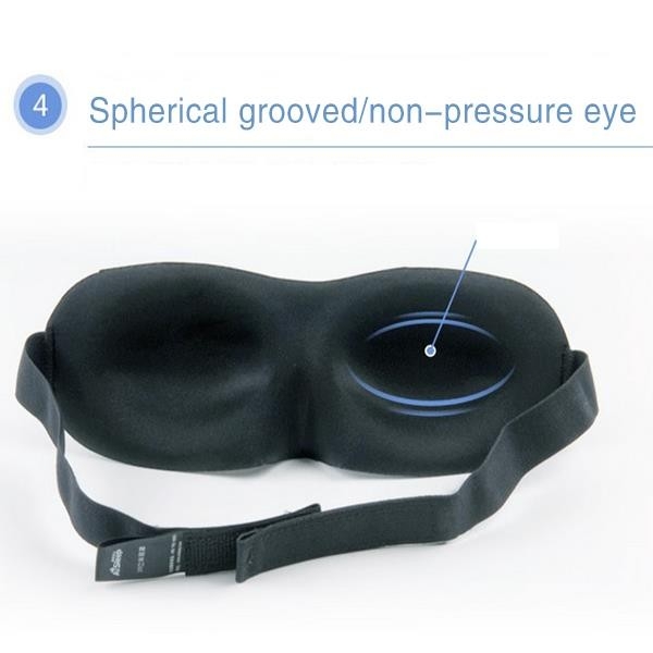 3D eye Sleeping Mask soft Blindfold Shade Nap Cover Travel Rest night sleep masks easy adjust