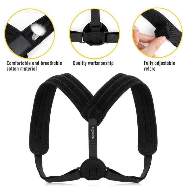 Upper Back Posture Corrector Clavicle Support Belt Back Slouching Corrective Posture Correction
