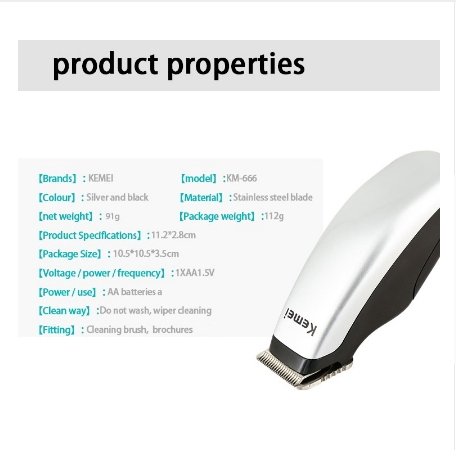 Kemei Electric Hair Clipper Mini Hair Trimmer Cutting Machine Beard Barber Razor For Men Style