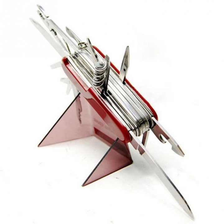 17 IN 1 Multi-Functional Swiss 91mm Folding Knife Stainless Steel Multi Tool Army Knives  Knife