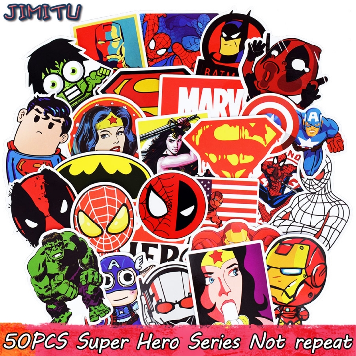 50pcs  Stickers  Kids Toy Sticker for Luggage Laptop Skateboard Motorcycle  Waterproof Sticker