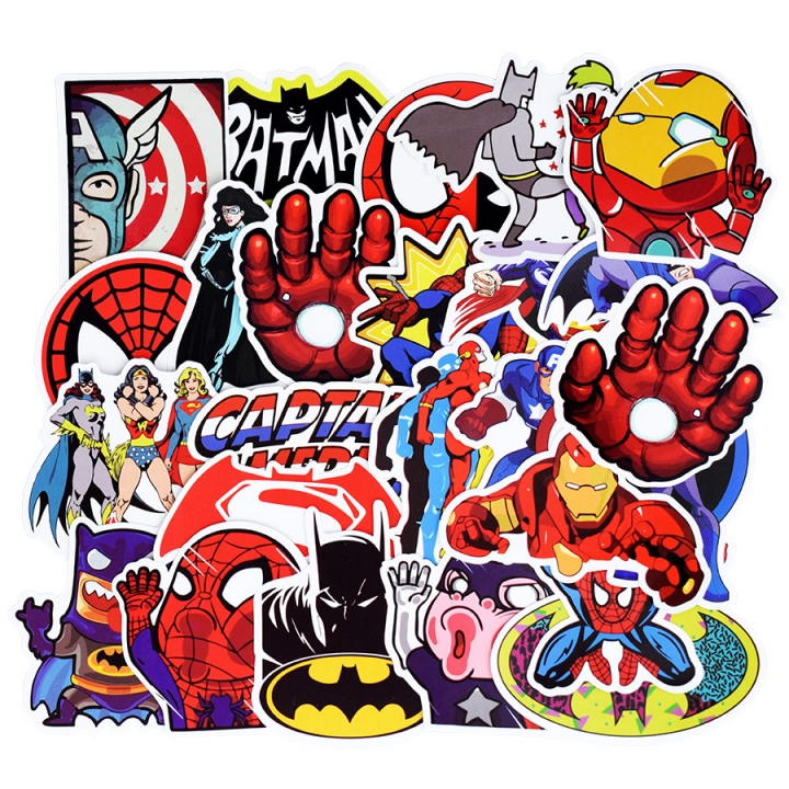 50pcs  Stickers  Kids Toy Sticker for Luggage Laptop Skateboard Motorcycle  Waterproof Sticker