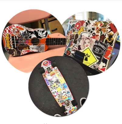 50pcs  Stickers  Kids Toy Sticker for Luggage Laptop Skateboard Motorcycle  Waterproof Sticker