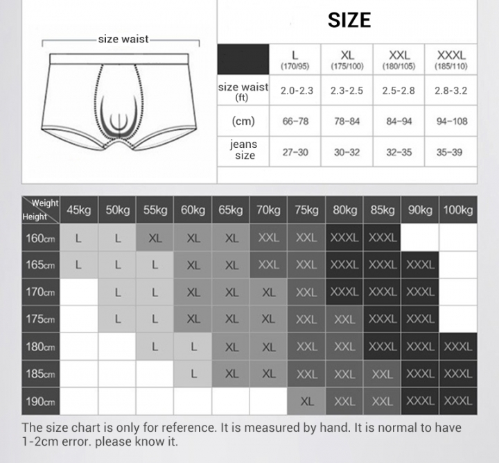 2pc/lot Fashion Breathable Modal U Convex Crotch Boxers  Underwear Men Boxer Shorts