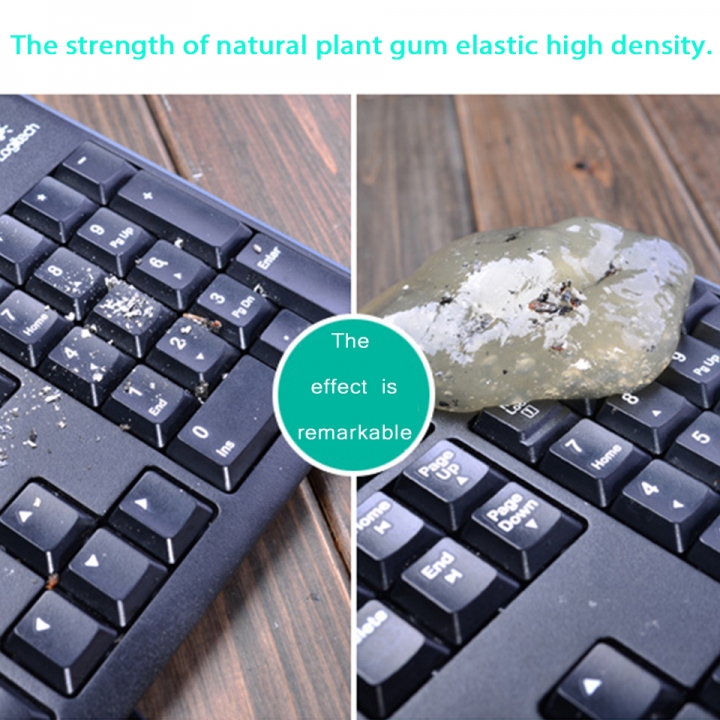 1pc Car Clean Glue Gum Gel Cleaning Air Outlet Vent  PC Interior Keyboard Cleaner Car Sticker
