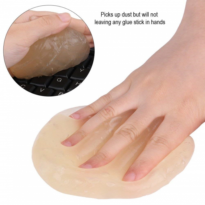 1pc Car Clean Glue Gum Gel Cleaning Air Outlet Vent  PC Interior Keyboard Cleaner Car Sticker