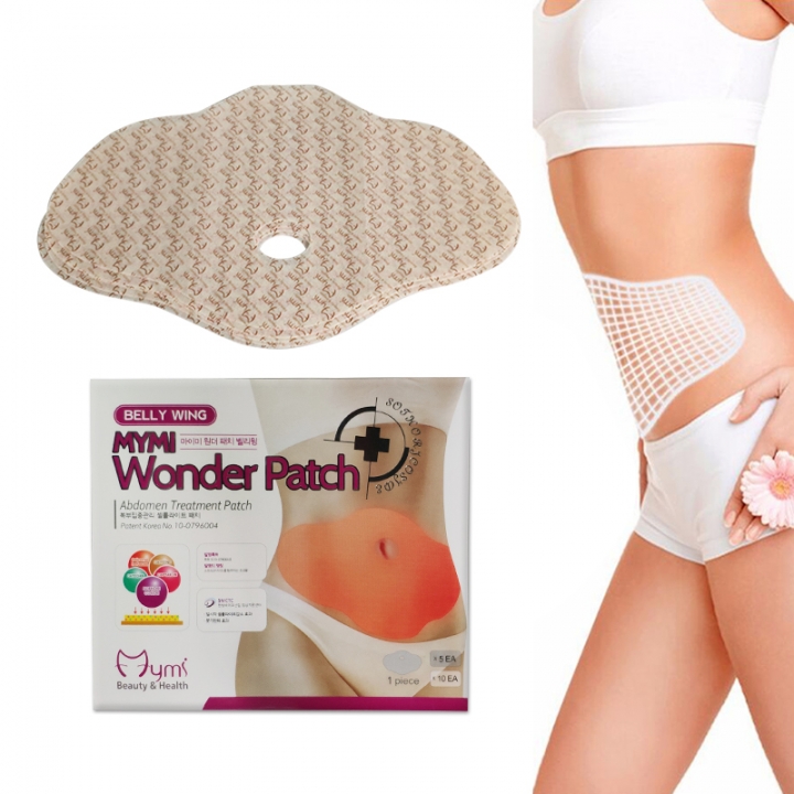 10Pcs MYMI Wonder Slimming Patch Belly Abdomen Weight Loss Fat Burning Cream