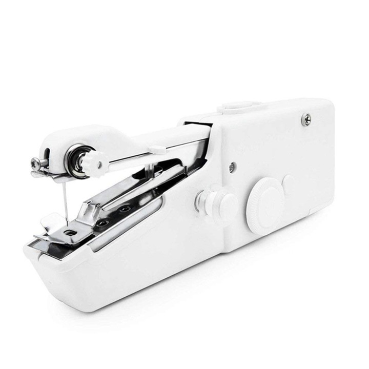 Household Mini Hand Sewing Machine Quick Stitch Sew Needlework Cordless Clothes Fabrics Electronic