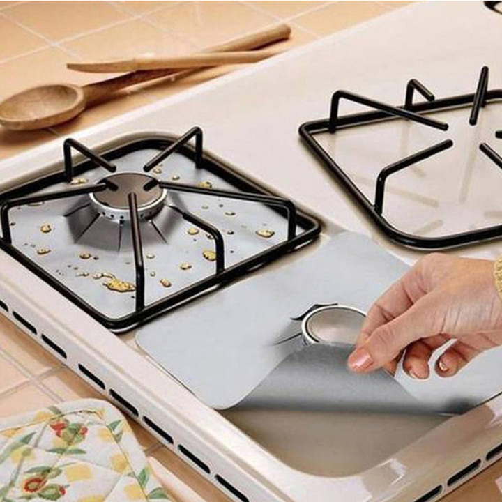 Gas Stove Cooker Protectors Cover/Liner Clean Mat Pad Gas Burner Covers  Kitchen Accessories