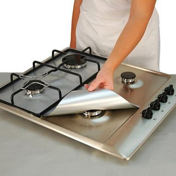 Gas Stove Cooker Protectors Cover/Liner Clean Mat Pad Gas Burner Covers  Kitchen Accessories