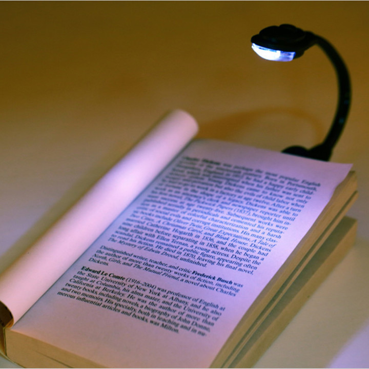 Led Book Light Mini Bright LED Lamp Light Book Reading Lamp For Travel Bedroom Book Reader Christmas