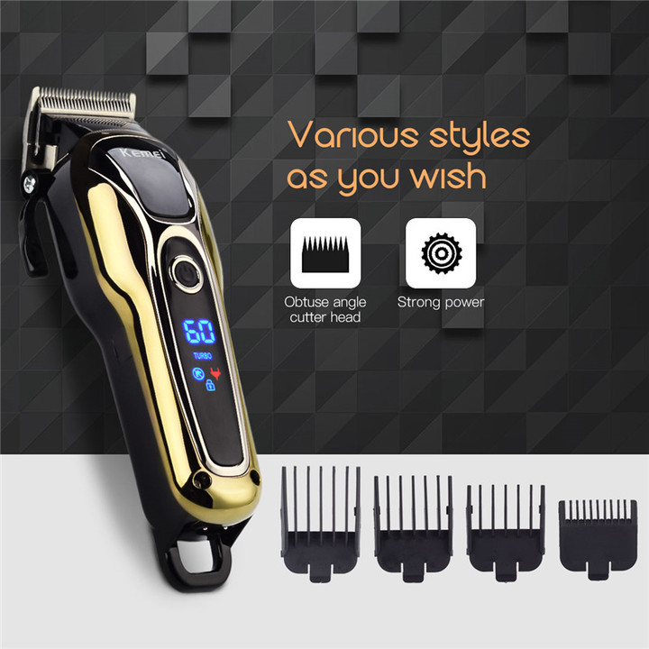 Rechargeable hair trimmer professional hair clipper hair shaving machine hair  electric razor