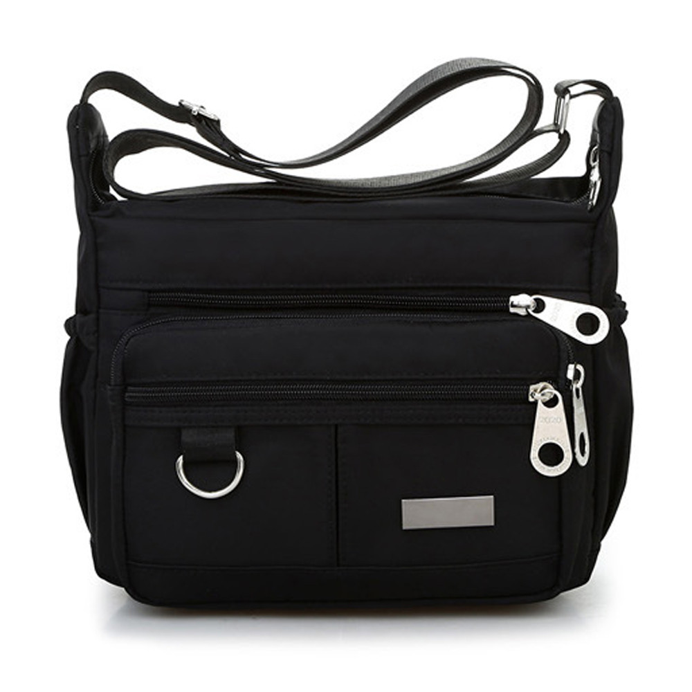 New Ladies Fashion Shoulder Bags for Women Designer Waterproof Nylon Handbag Zipper Purses