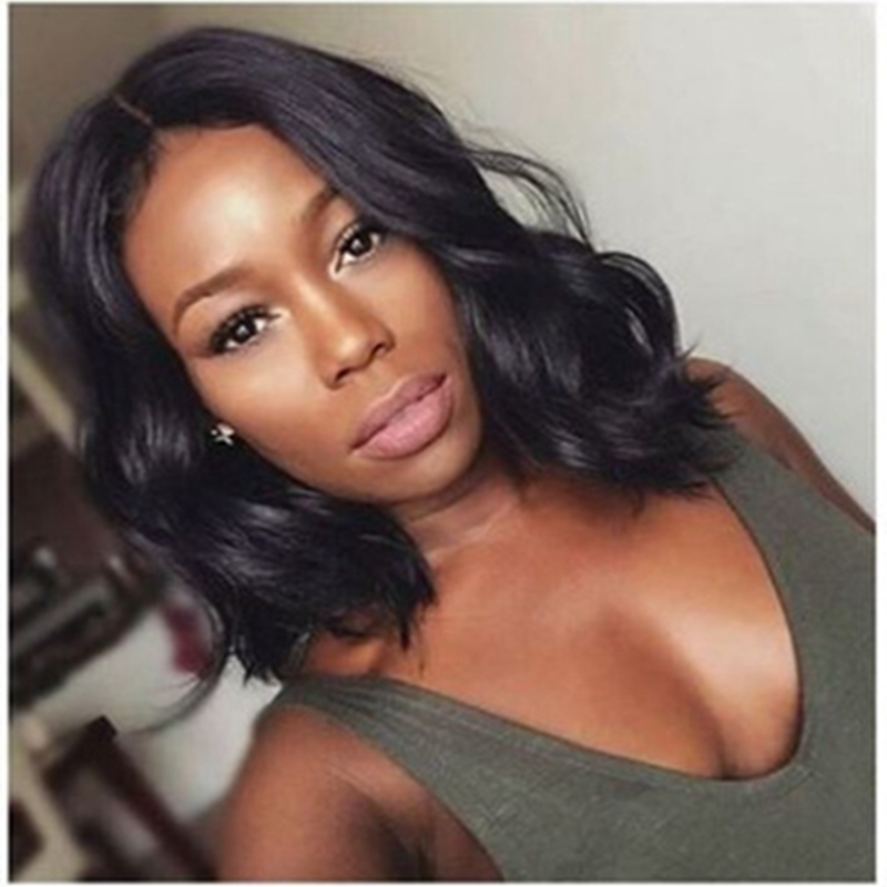Short Water Wave Synthetic Hair  Wig For Women Heat Resistant Fiber Daily False Hair