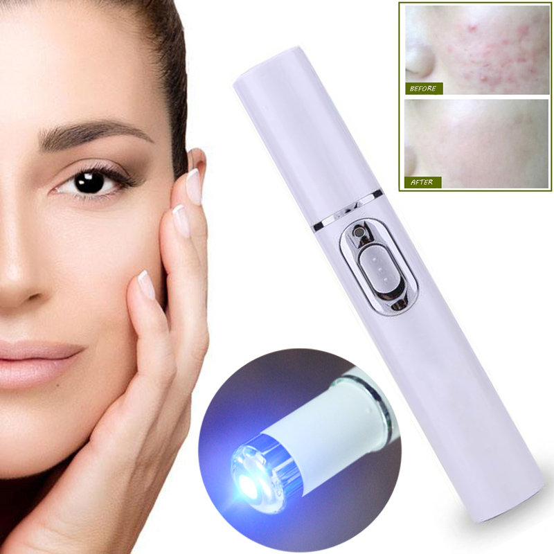 Acne Laser Pen Portable Wrinkle Removal Machine Durable Soft Scar Remover Device Blue Light Pen