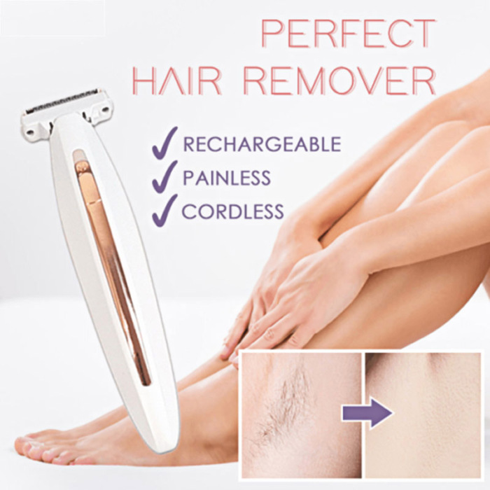 Perfect Electric Hair Remover Rechargeable Painless Body Hair Shaver Too