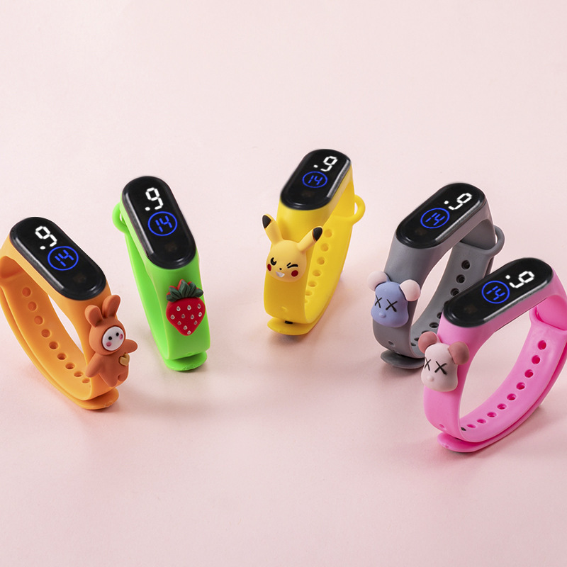 New Sport Kids Watch Cute Silicone Strap Boys LED Digital Watch  Children Gift For Girl Watches