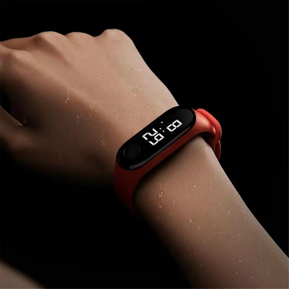 New Sport Kids Watch Cute Silicone Strap Boys LED Digital Watch  Children Gift For Girl Watches