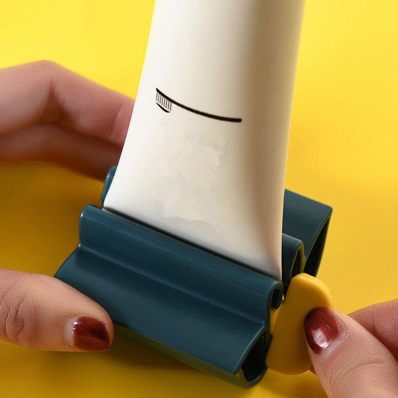 Rolling Toothpaste Device  Dispenser Holder Multifunctional Plastic  for Bathroom Accessories