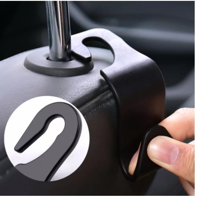 4pcs Car Seat Back Hook Universal Portable Car Accessories Interior Hanger Holder Storage for Car