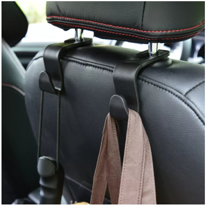 4pcs Car Seat Back Hook Universal Portable Car Accessories Interior Hanger Holder Storage for Car