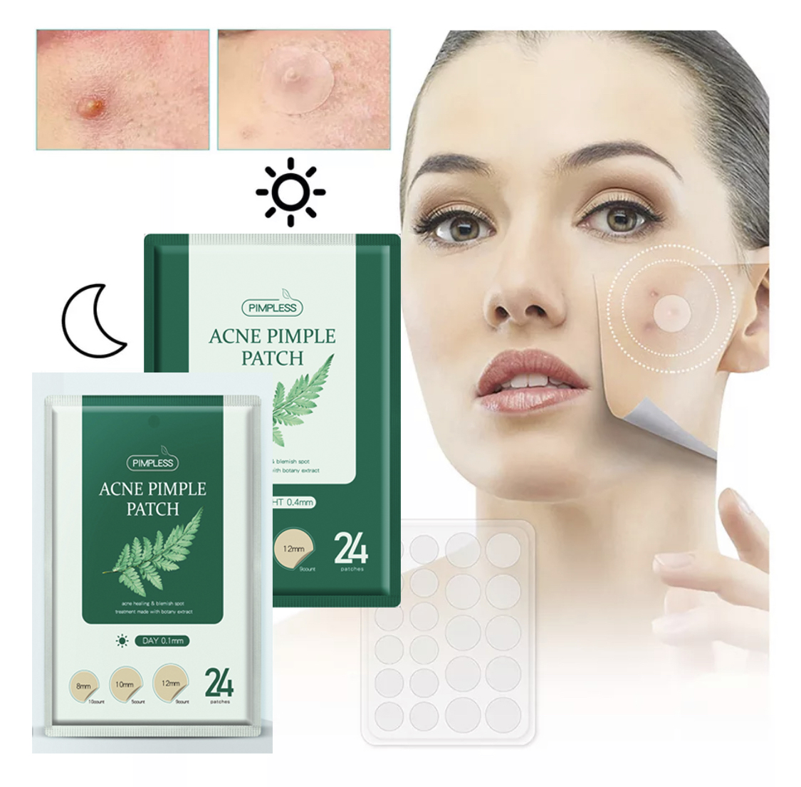 Acne Pimple Patch Face Mask Skin Care Treatment Serum Face Acne Cream Mask Pimples