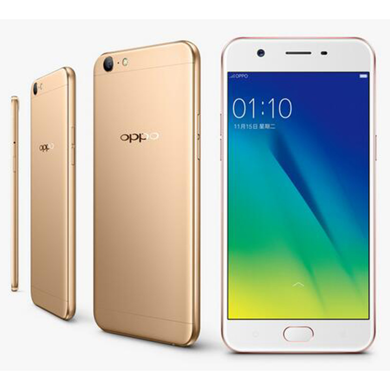 Refurbished  OPPO   A57 F1    Smartphone   32+3GB 5.2'' Smartphones 16mp+13MP 2900mAh witDual h fingerprint unlocking Gold SIM  To wait alone