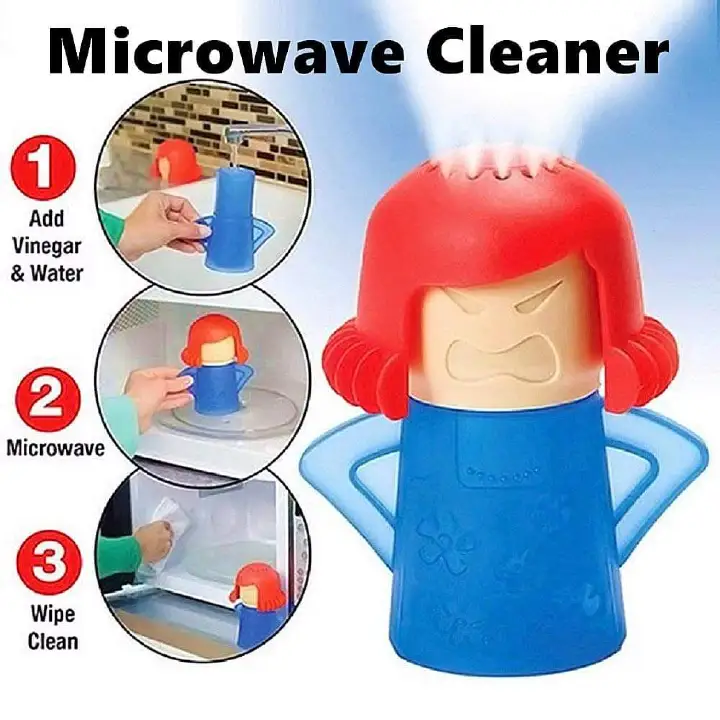 Kitchen Angry Mama Microwave Steam Cleaner Microwave Easy Greese Remover