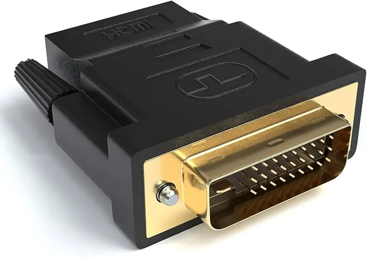 DVI-D (24+1) 25 Pin Male To HDMI Female Adapter Connector