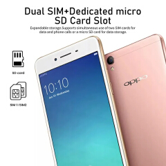 Refurbished OPPO A37 oppo A37F smartphone 5-inch screen 2GB + 16gb 2g / 3G / 4g / lte dual card 2630mah lockless phones 8MP+5MP refurbished phone SmartPhones random Gold