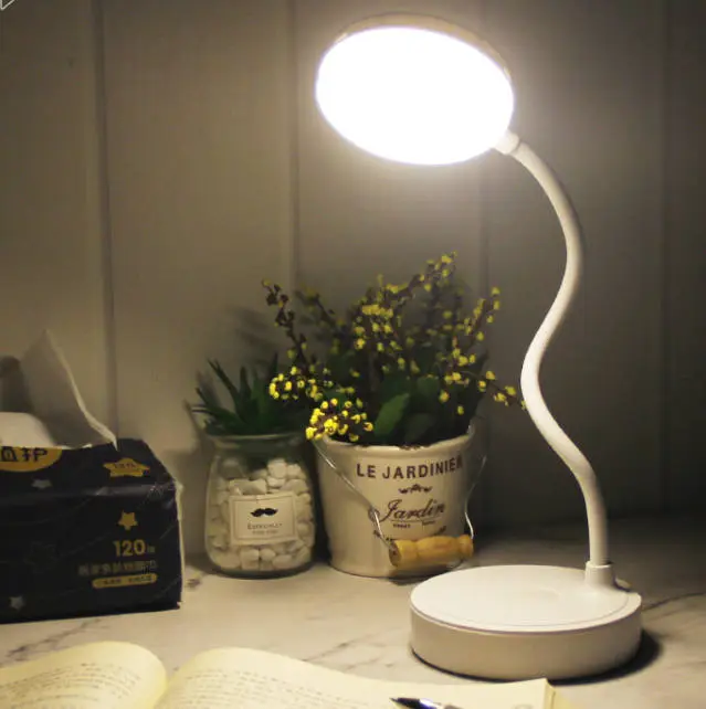 Desk Lamp USB  Table Lamp With Clip Bed Reading Night Light LED Desk Lamps 3 Modes Dimming Eye Protection Eye Protection Student Study Lights Night  Light Fast delivery within 1-5 days
