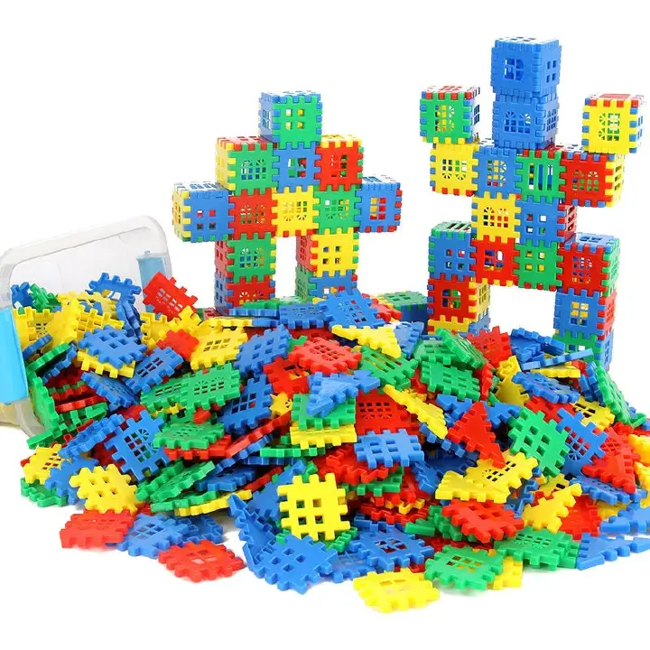 50pc Toy Educational enlightenment toys ever-changing assembling random color building sets  educational  children's kids girl boy toys Baby  House Building Blocks  Toys  Fast delivery within 1-5 days