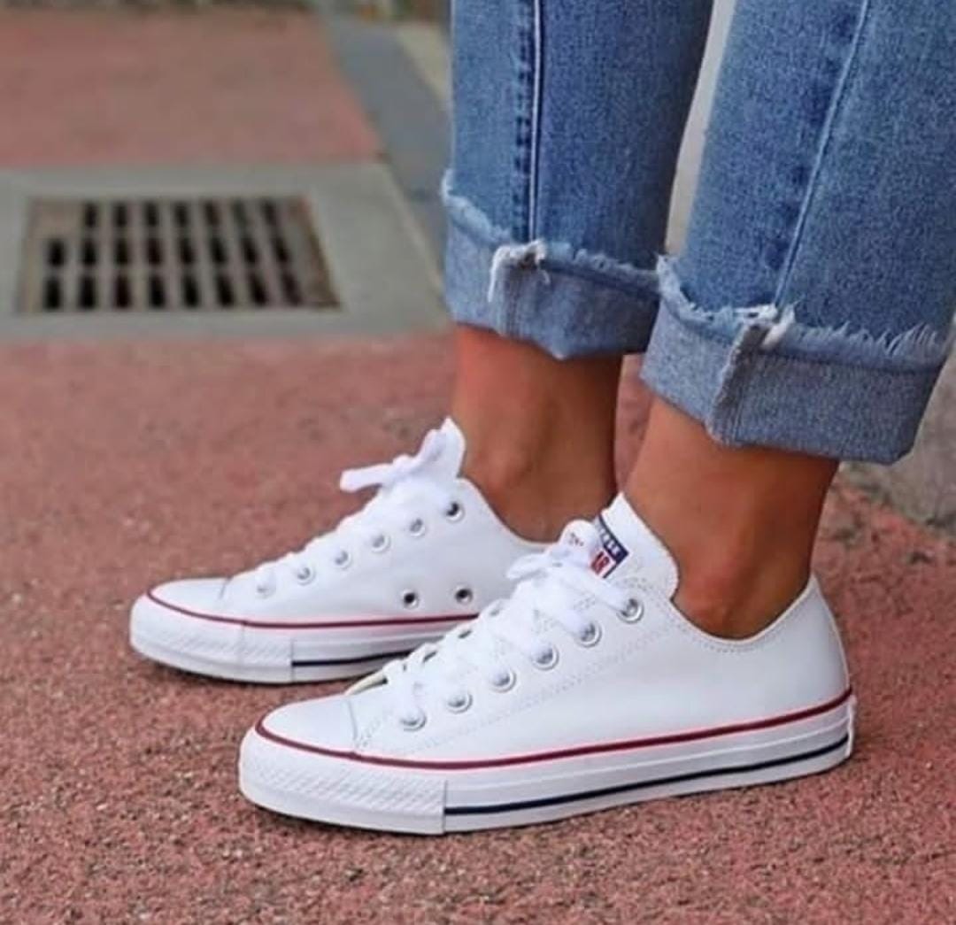 All star best sale branco pano