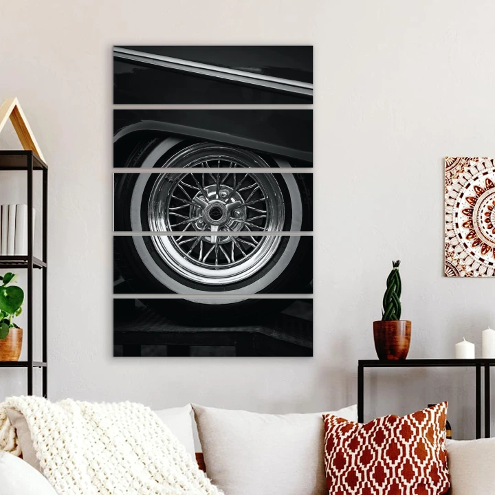 5 Piece Photographer Gift Painting, Canvas Print Mounted on Board, Ready to Hang, Camera Digital Painting Printed on Canvas, Photographeer Gift Portrait Wall Art Painting Ready to Hang Canvas Art Gift