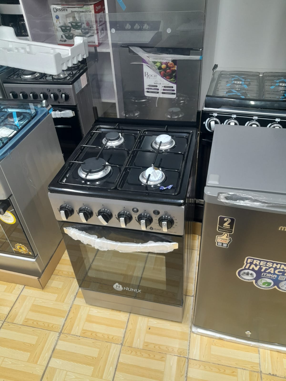 Nunix stand alone - Free Standing cooker *Full gas with Gas oven