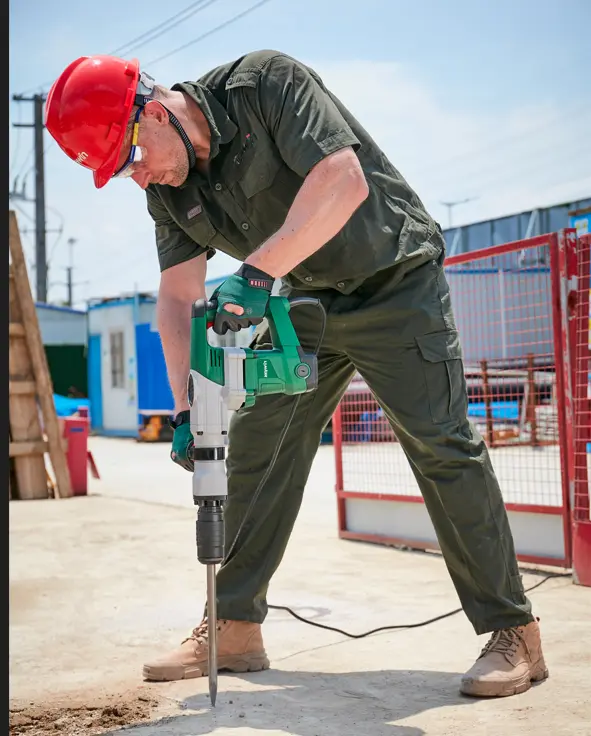 KEYWIN Professional Electric SDS Plus Chuck Hammer 1500W 20J Electric Demolition Hammer Electric Concrete Breaker Jack Hammer Power Tools Model KW-G3901M