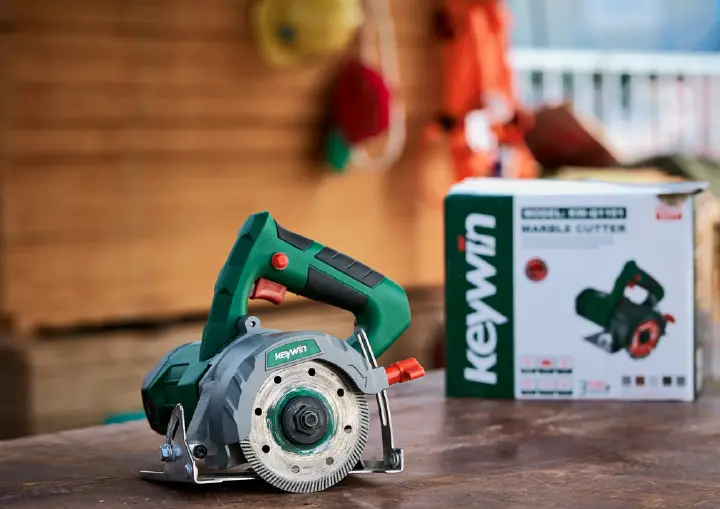 KEYWIN 1600W Friendly Portable Marble Stone Cutting Machine Multifunctional Metal Marble Stone Cutter Electric Tile Cutter Machine Marble Cutter Model KW-Q1101