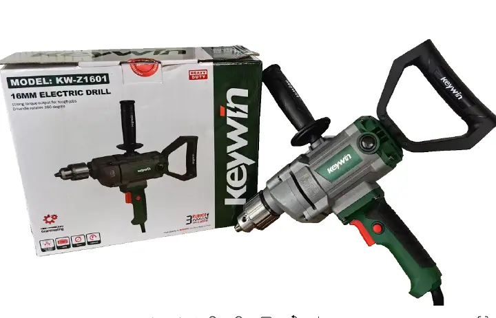 KEYWIN Professional 1100W 16mm Concrete Mixer Model KW-Z1601