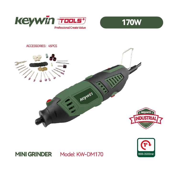 KEYWIN Professional 170w-45 Mini Grinder Model KW-DM170