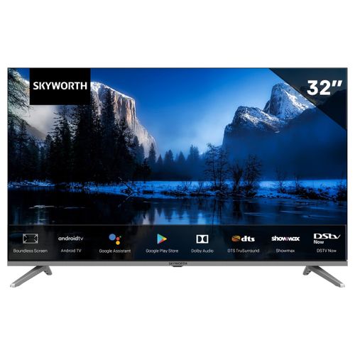 Skyworth 32'' Smart Google TV android  Frameless LED TV-YouTube, Netflix-Smart Tvs