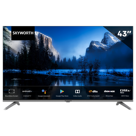 Skyworth 43'' Smart Google TV android  Frameless LED TV-YouTube, Netflix-Smart Tvs