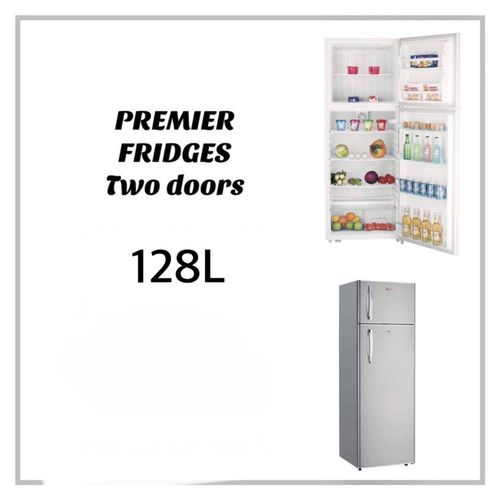 (CRAZY OFFER) Premier 128L double door fridge PM-128L Silver XL home fridge two doors refrigerator with 1 year warranty electronics and appliances home improvements refrigerators