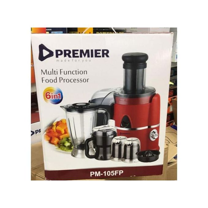 Premier 6 in 1 multifunctional blender PM-105FP food processor blender juicer  with 1 year warranty grinder chopper electronics and quality  kitchen appliances blenders counter top blenders