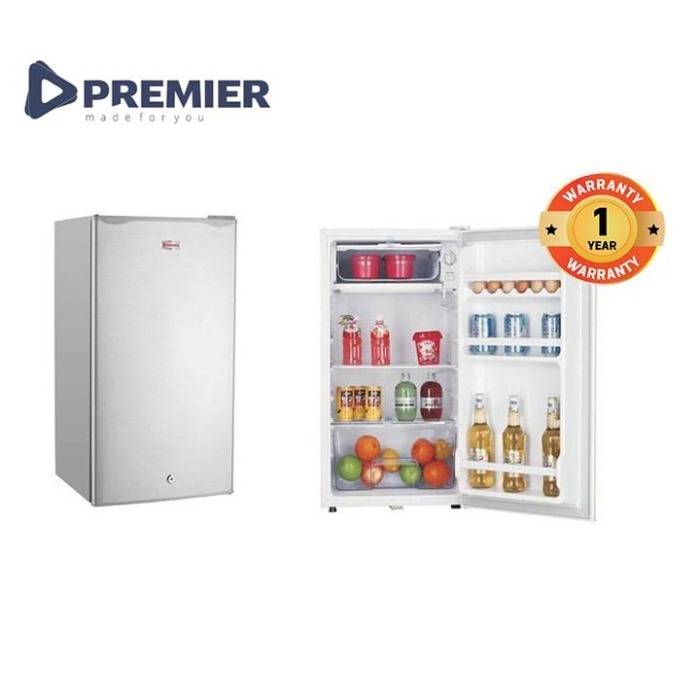 (CRAZY OFFER) Premier 90L Refrigerator High Quality Single Door Fridge With 1 Year Warranty Silver Electronics And Appliances Home Improvement Refrigerators Energy saving