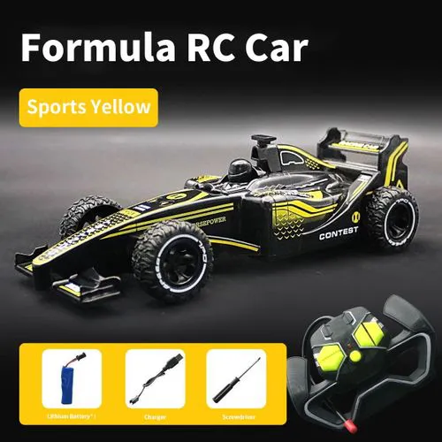TOY CAR. Generic F1 RC Car Formula Remote Control Vehicle Toy Rechargeable Moving Racing High-Speed Drifting Sports Car Toys