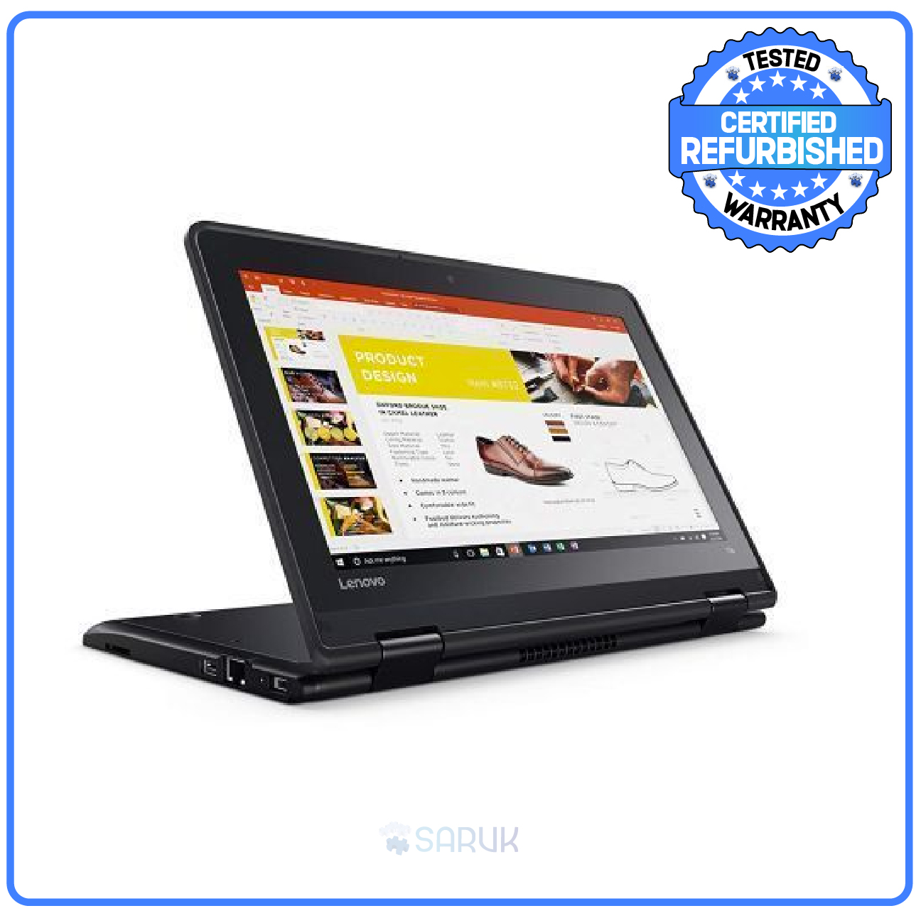 (LIMITED SPECIAL OFFER) LENOVO YOGA 11E TOUCHSCREEN INTEL CELERON 8GB RAM 256GB  SSD  STORAGE X360 2 IN 1 LAPTOP REFURBISHED , INSTALLED WINDOWS 10 PRO AND FREE MOUSE