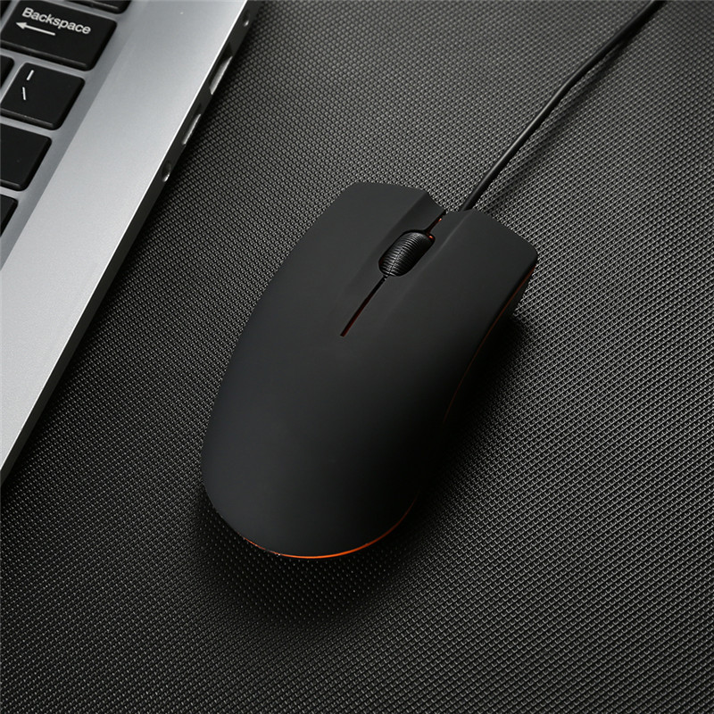 (NOT FOR SALE) New M20 Wired Mouse 1200dpi Computer Office Mouse Matte USB Gaming Mice For PC Notebook Laptop Non Slip Wired Mouse Gamer Black