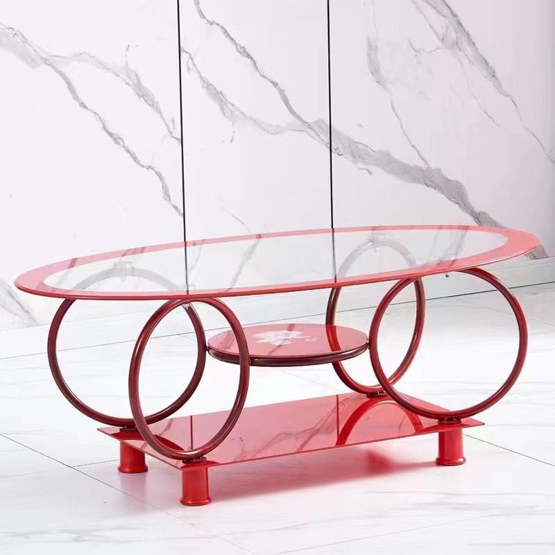 Rectangular Double Glass Coffee Table