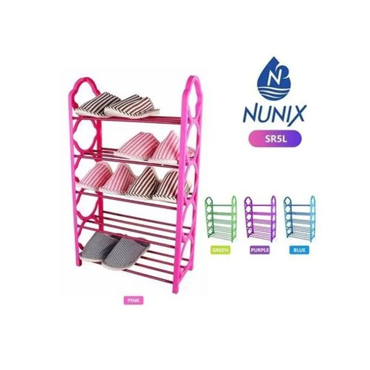 OFFER Free Standing Shoe Rack Organizer assorted as picture Blue 5 layer Blue 5 layer